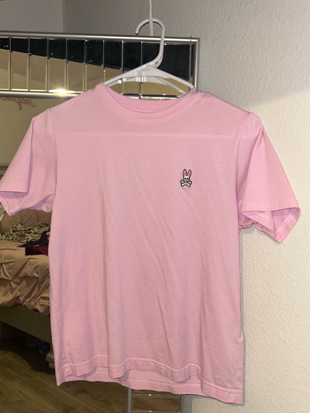 Psycho Bunny Pink Short-Sleeve Logo Tee